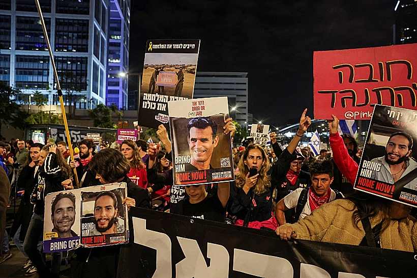 הפגנה להשבת החטופים בתל אביב