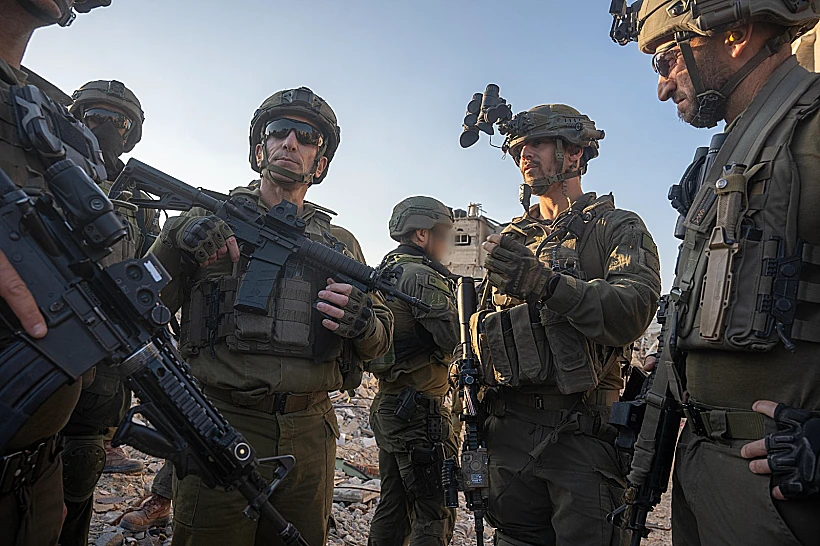 סגן ראש המטה הכללי, אלוף אמיר ברעם ברצועת עה