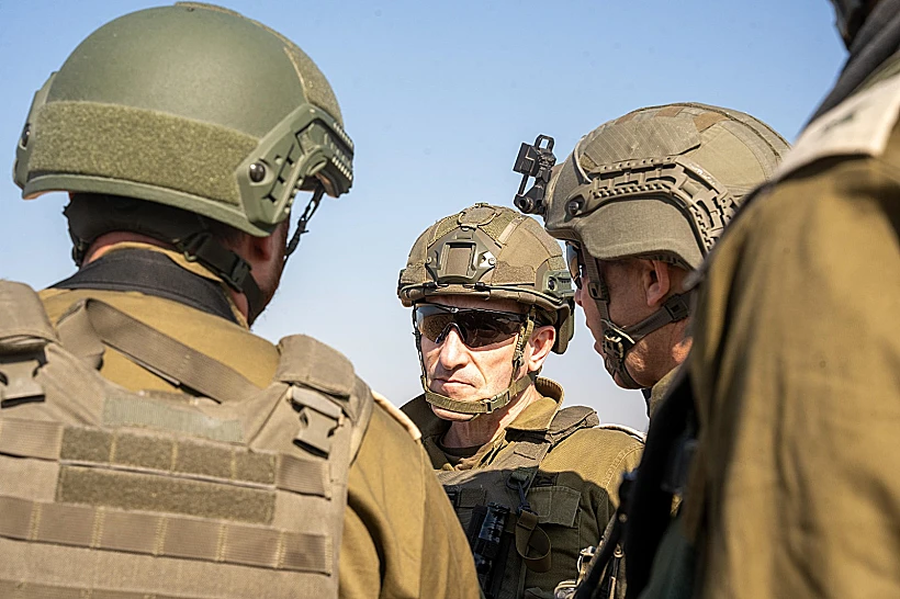 סגן ראש המטה הכללי, אלוף אמיר ברעם ברצועת עה