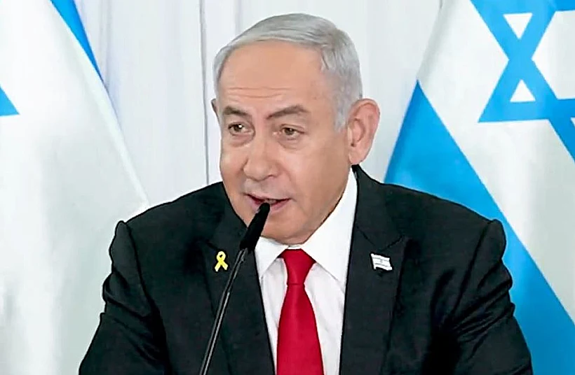 נתניהו בישיבת הממשלה בנהריה