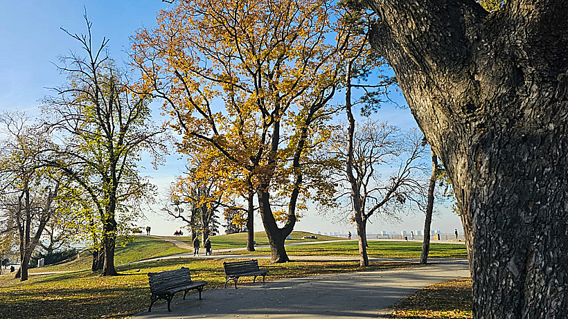 פארק Kalemegdan היפהפה בלגרד