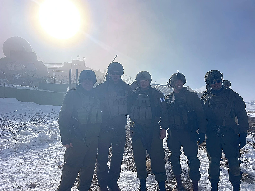 חיילי חטיבת ההרים 810 בחרמון הסורי