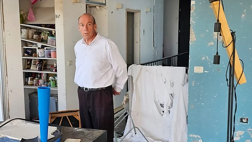 מבקר המדינה מתניהו אנגלמן ביישובי גבול הצפון