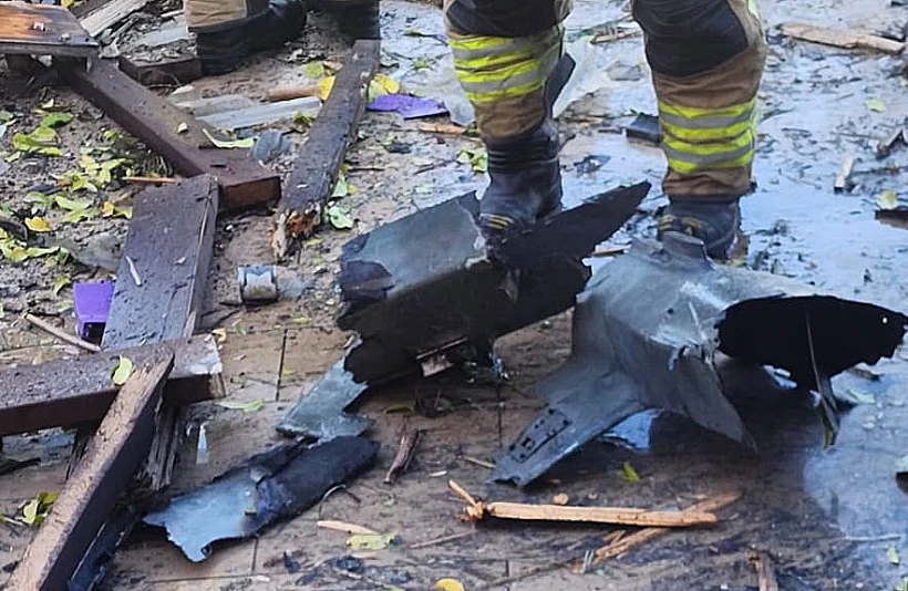 נזק ביבנה מפגיעת כטב"ם