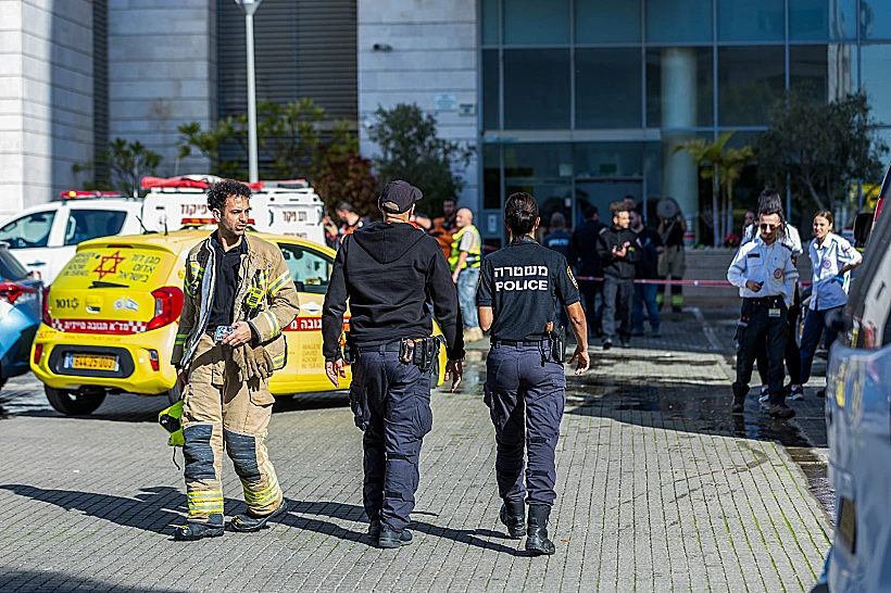זירת פגיעת הכטב"ם ביבנה