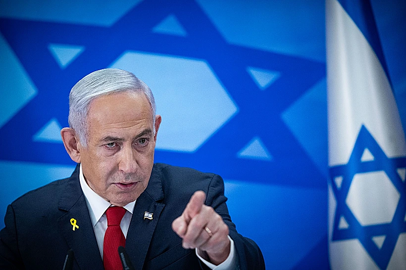 רה"מ בנימין נתניהו במסיבת העיתונאים