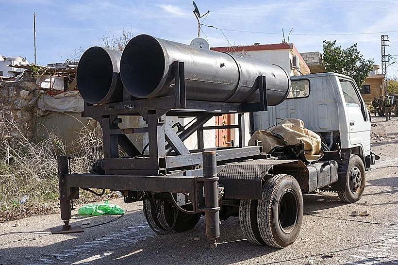 אמצעי לחימה שאותרו בדרום לבנון