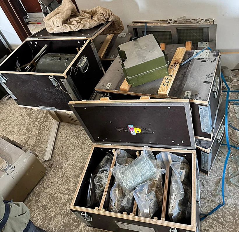 אמצעי לחימה של חיזבאללה שהוחרמו ע"י צה"ל