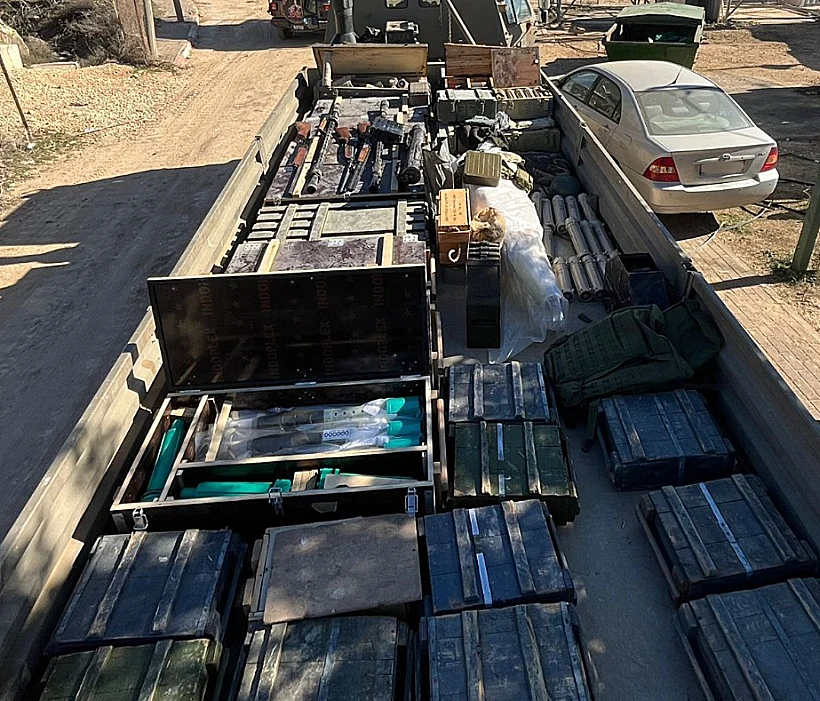 אמצעי לחימה שאותרו בדרום לבנון