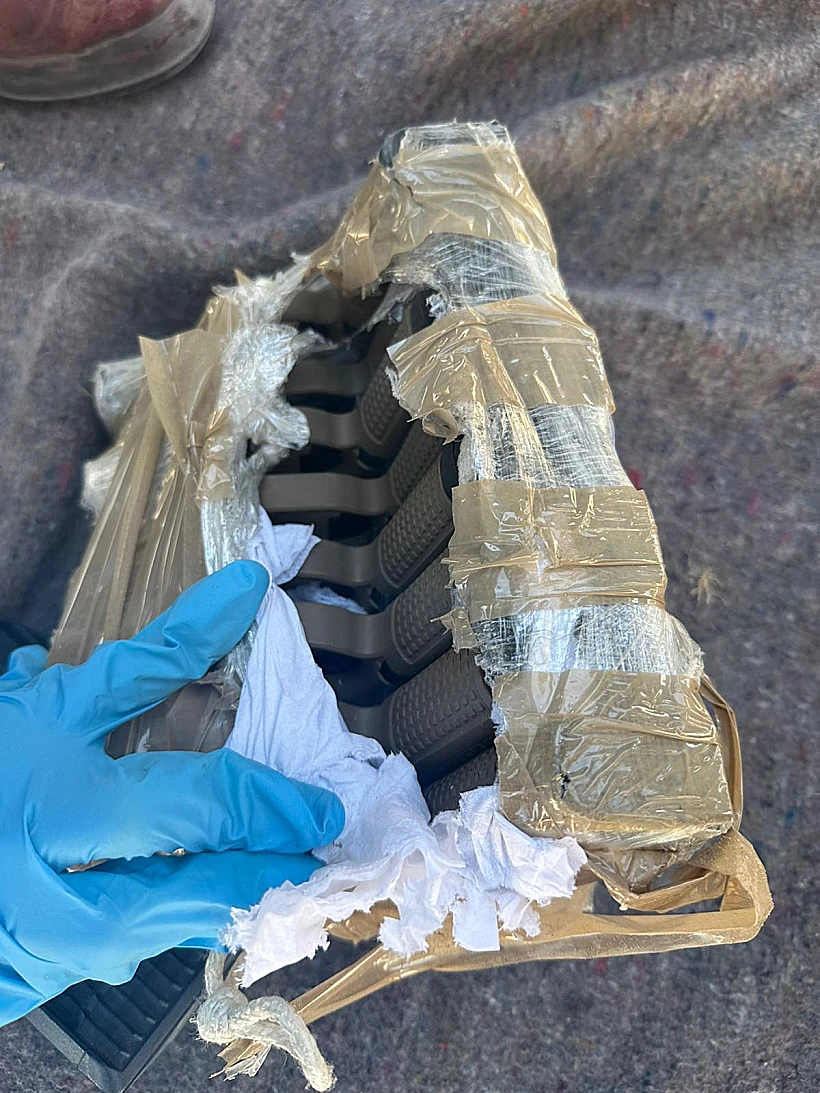 נשקים שניסו להבריח דרך גבול סיני