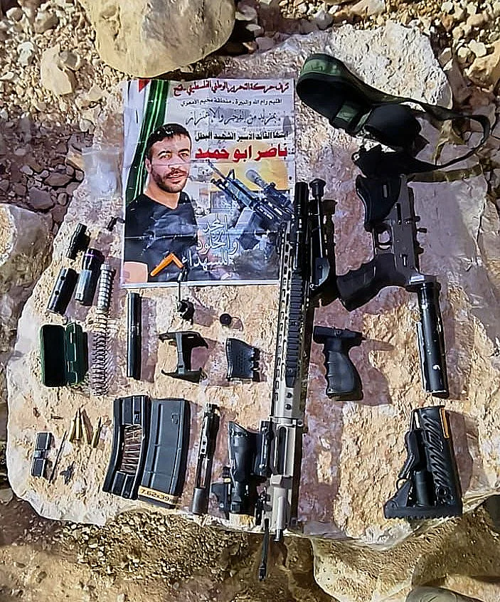 אמצעי לחימה שהוחרמו במרחב שכם ובבנימין