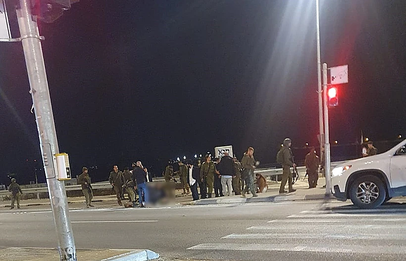 זירת הדריסה בגוש עציון