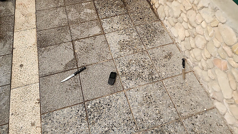 הסכינים ששימשו את המחבל