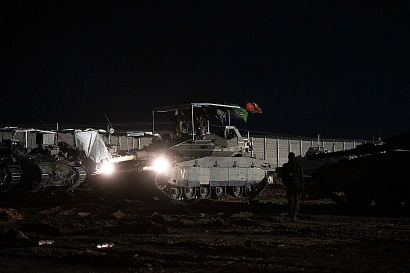 הערכות לוחמי הנח"ל לכניסה לבית חאנון