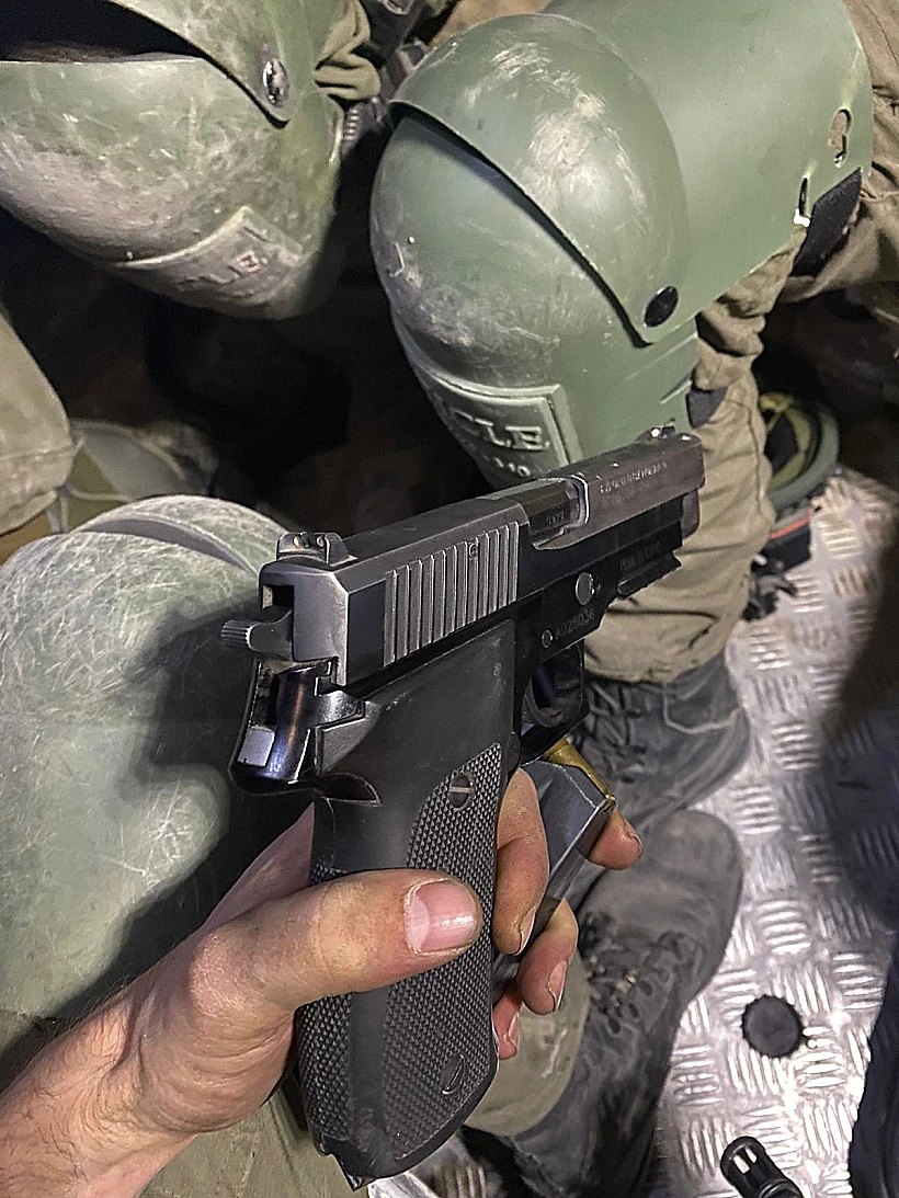 אמל"ח שאותר בבית החולים כמאל עדואן, בצפון רצועת עזה