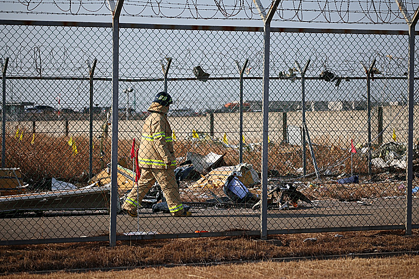 התרסקות מטוס בדרום קוריאה