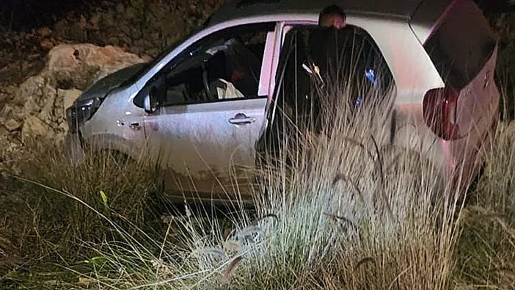 זירת פיגוע הדריסה בשומרון