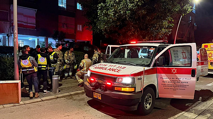 זירת פיצוץ צינור הגז בראשון לציון