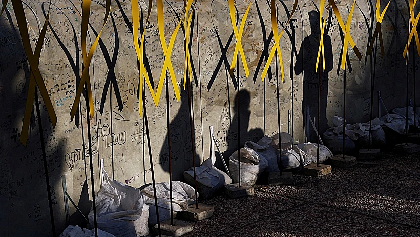 כיכר החטופים בת"א. ארכיון