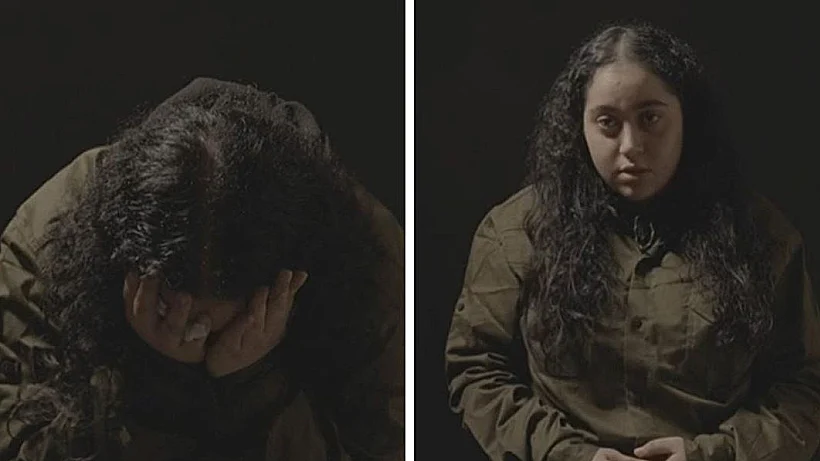 לירי אלבג, מתוך הסרטון שפרסם חמאס