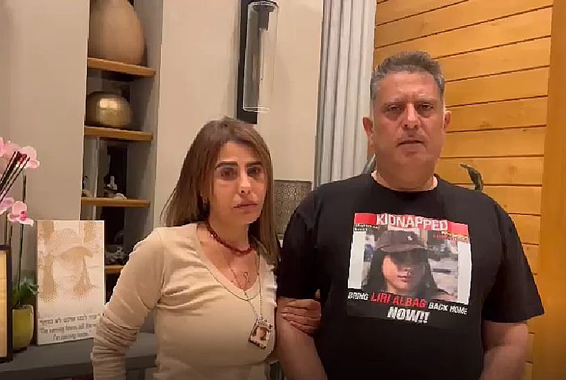 אלי ושירה, הוריה של התצפיתנית החטופה לירי אלבג