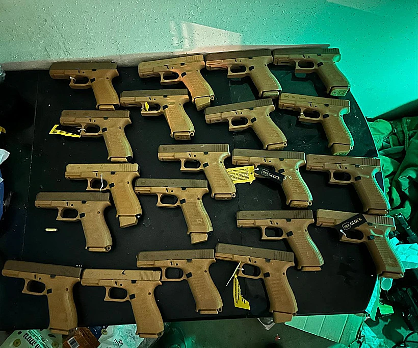 נשקים שהוחרמו באיו"ש על ידי כוחות הביטחון