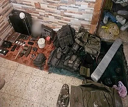 אמל"ח שאותר בצפון הרצועה