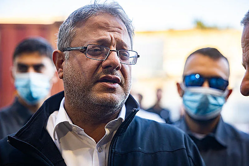 השר לביטחון לאומי איתמר בן גביר בסיור במתקן כליאה במרכז הארץ