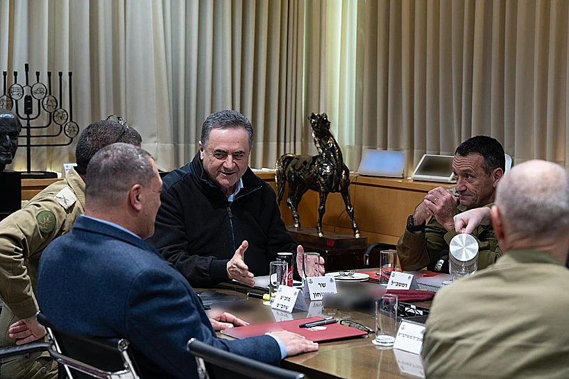 שר הביטחון ישראל כ"ץ והרמטכ"ל הרצי הלוי בהערכת מצב ביטחונית