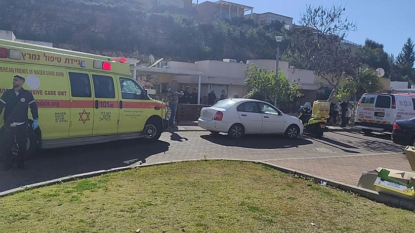 זירת השריפה בכפר ורדים