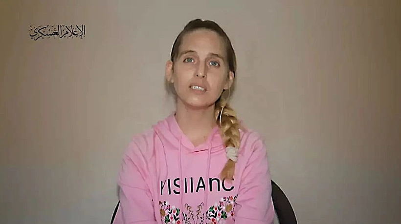 דורון שטיינברכר, מתוך הסרטון שפרסם חמאס