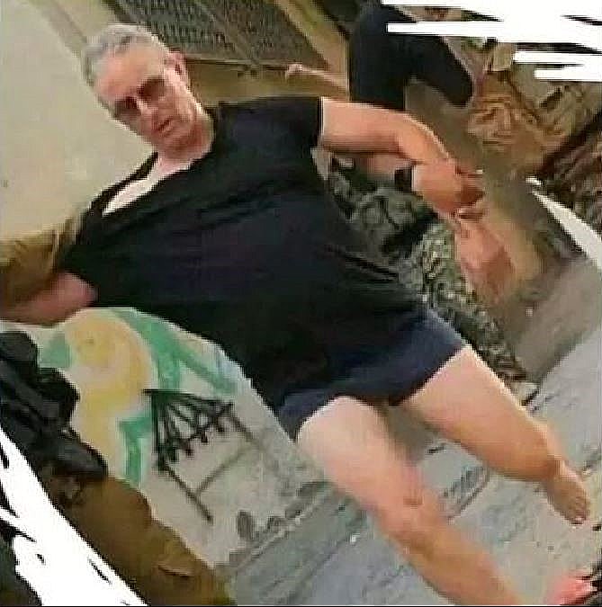 תיעוד החטיפה של אוהד בן עמי שפורסם ב-7 באוקטובר