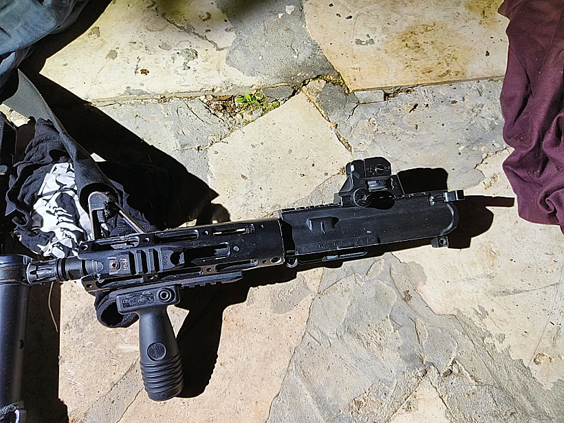 הנשק שהוחרם בפעילות כוחות הביטחון ביהודה ושומרון