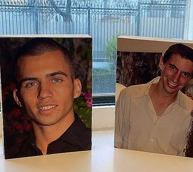 תמונותיהם של אורון שאול והדר גולדין