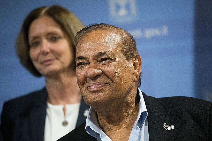 זאב רווח בטקס המשואות בהר הרצל, 2018