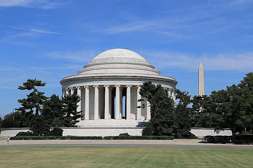 Thomas Jefferson Memorial המאוזוליאום של ג'פרסון ארצות הברית וושִׁינְגְטוֹן דִי. סִי