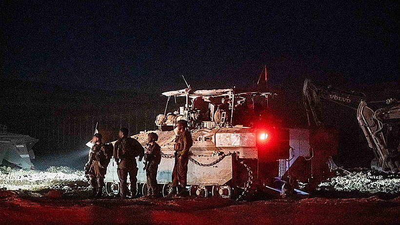 כוחות חטיבת גבעתי ביציאה מרצועת עזה