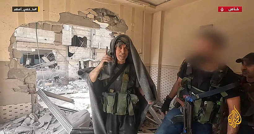 תיעוד של סינוואר שפורסם על-ידי חמאס