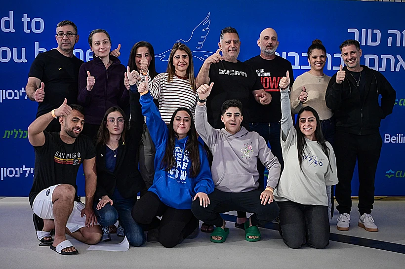 בני משפחות התצפיתניות ששוחררו מהשבי בהצהרה