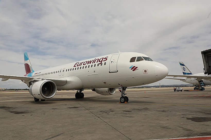 מטוס של חברת התעופה יורווינגס