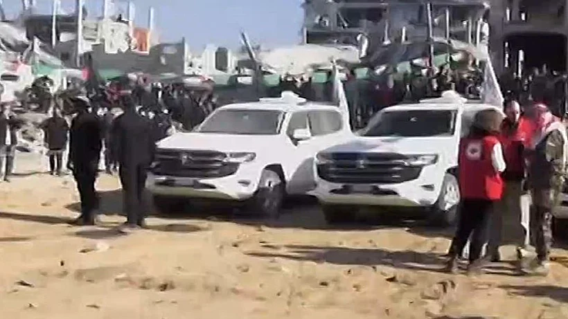 רכבי הצלב האדום ברצועת עזה