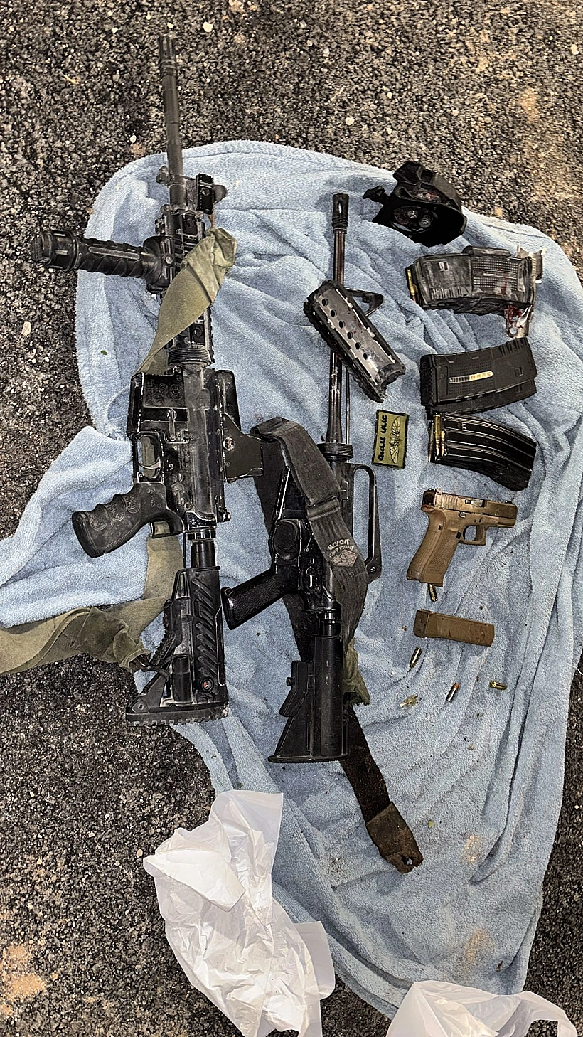 אמל"ח שנתפס במבנה בג'נין