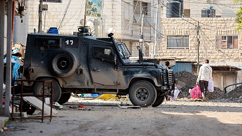 רכב צבאי בג'נין