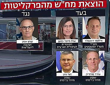 החלטת הוועדה באשר להפרדת מח"ש מהפרקליטות