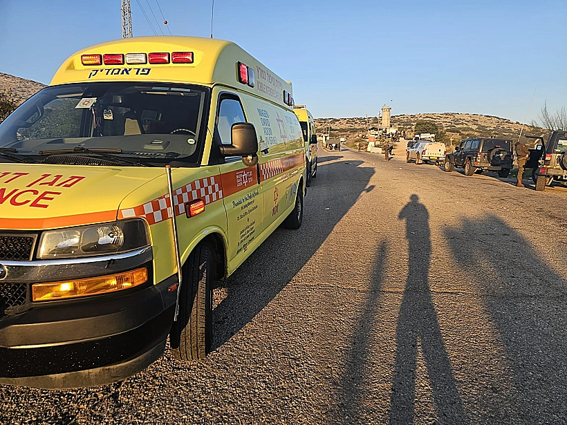 זירת הפיגוע באזור תייסיר