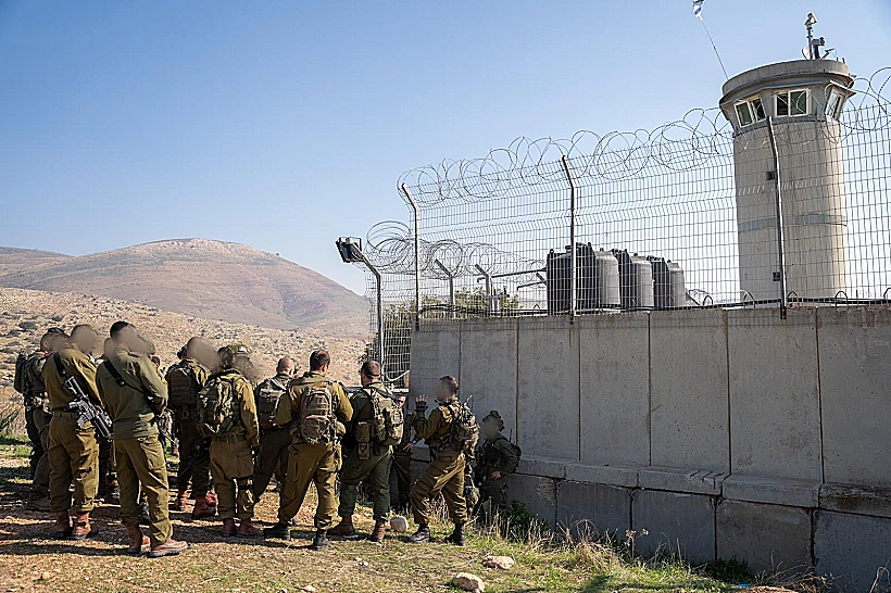 כוחות צה"ל בזירת הפיגוע בצפון הבקעה