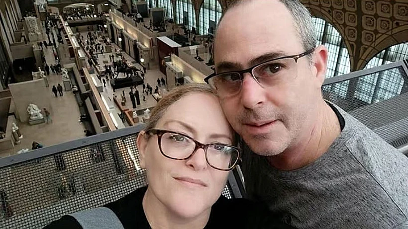 צחי עידן עם אשתו גלי