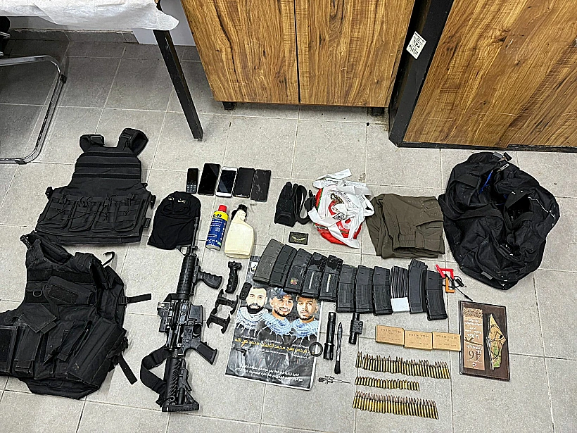 הנשקים שהוחרמו במהלך פעילות צה"ל ביהודה ושומרון