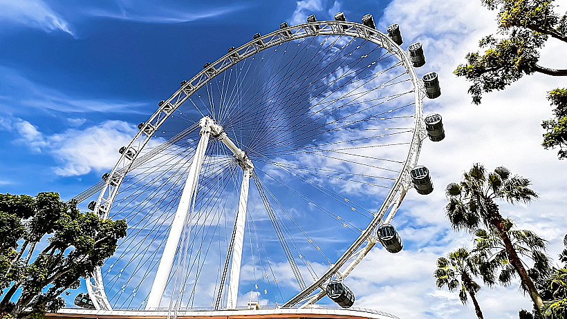 Singapore,flyer, גלגל ענק סינגפור פלייר, סינגפור