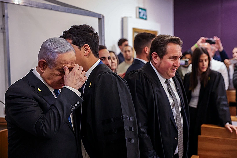 ראש הממשלה בנימין נתניהו בבית המשפט